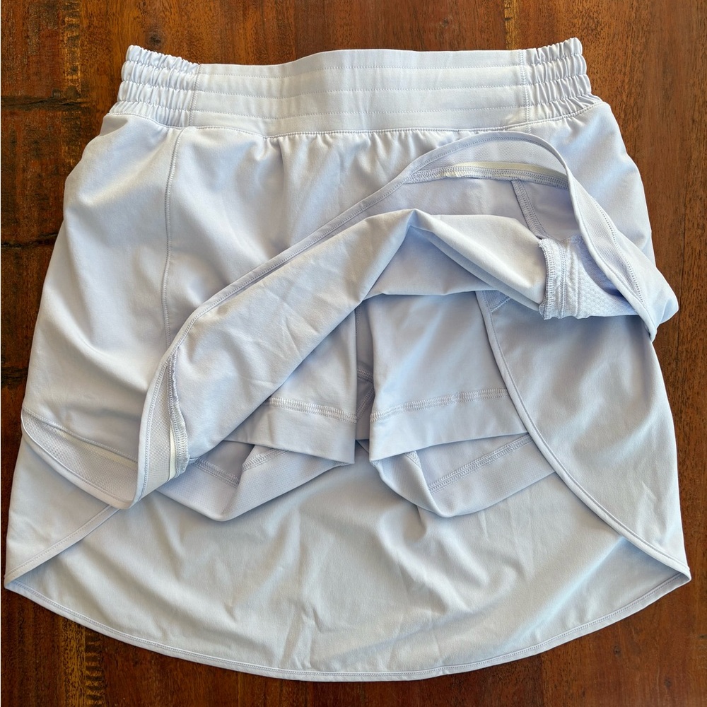 Lululemon Lavender Frost Hotty Hot High rise Skirt/Skort